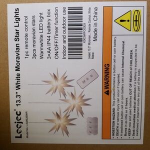 Moravian Star Lights LED 3 pcs